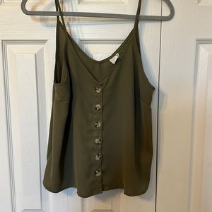 Button front tanktop